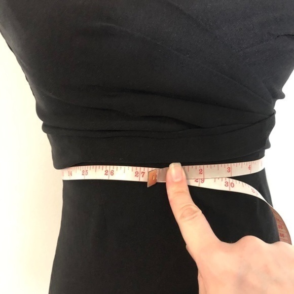 Modcloth RockSteady Black Pinup Dress Surplice New - Picture 8 of 9